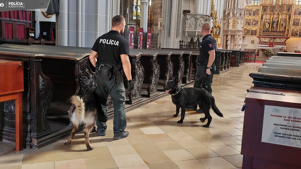 Bombové vyhrážky v Dóme svätej Alžbety v Košiciach.