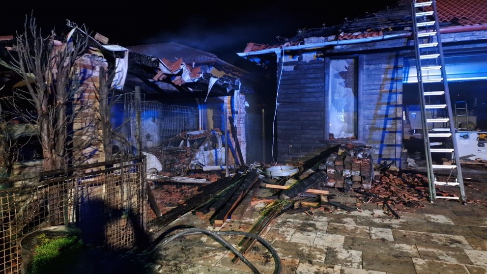 Nočný požiar v obci Močenok