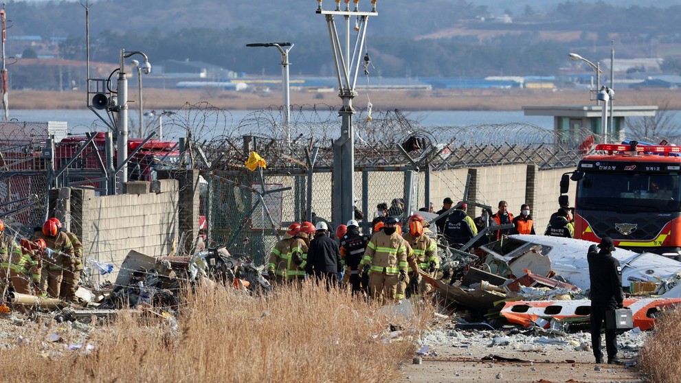 Havária lietadla v Kórei