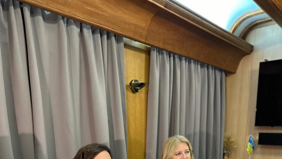 Prezidentka na Ukrajine.