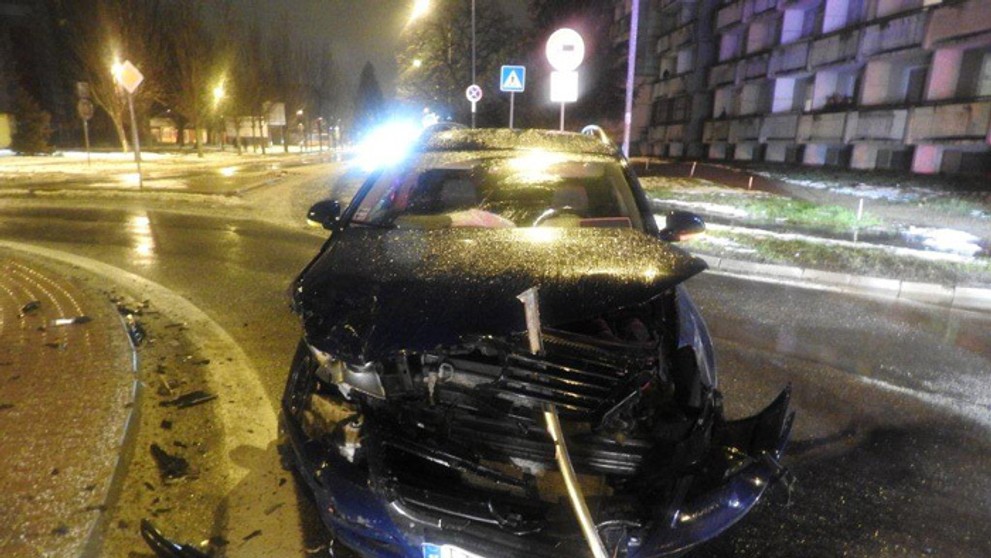 Nehoda v Trnave na Zelenečskej ulici.