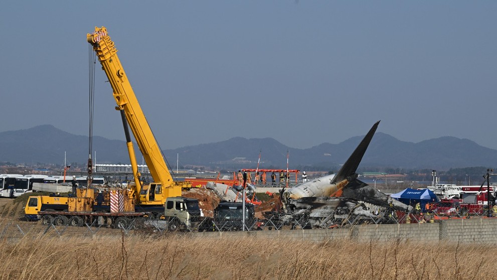 Havária lietadla v Kórei