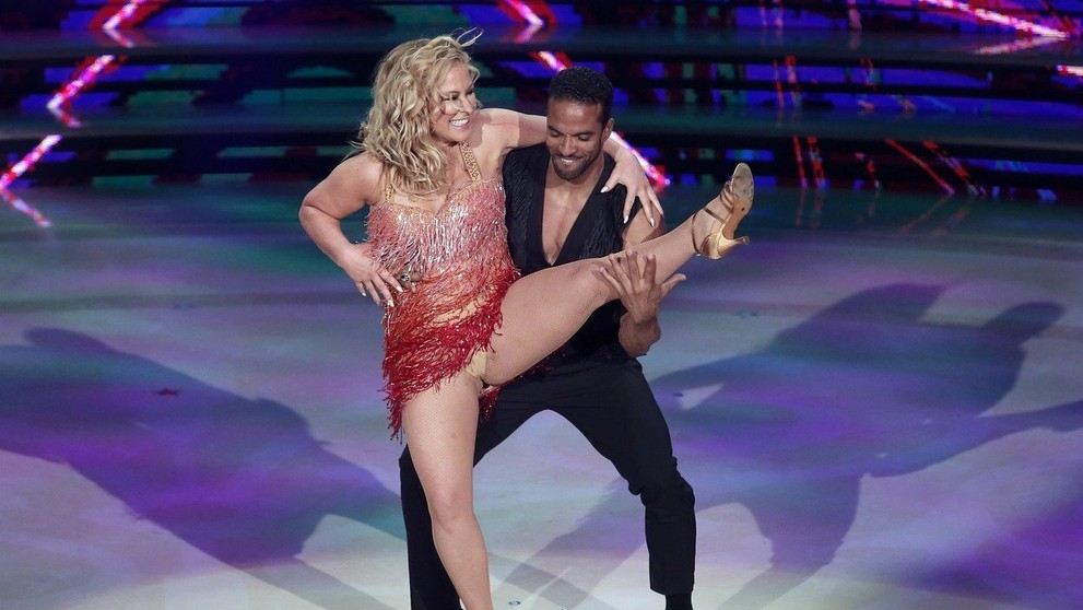 Speváčka Anastacia v tanečnej šou.