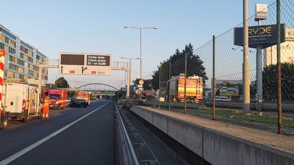 Nehoda v Petržalke.