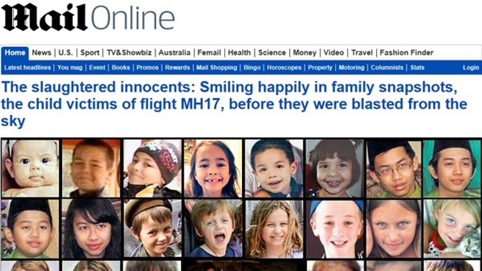 Medzi obeťami zostreleného lietadla boli aj nevinné deti