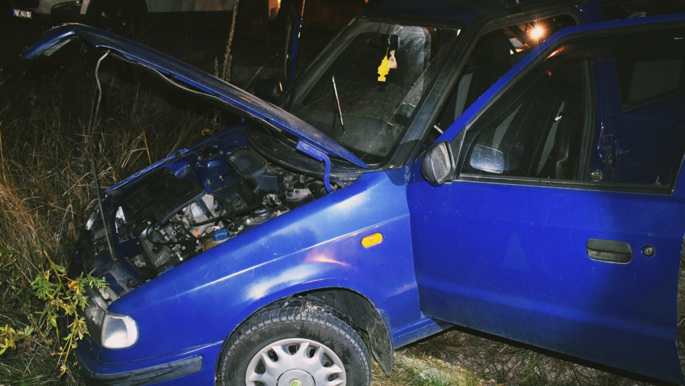 Nehoda pri Podrečanoch.