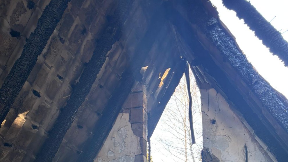 Požiar domu v Krupine