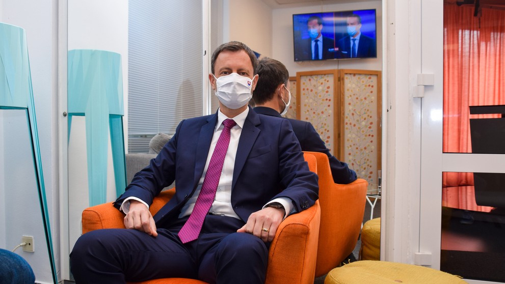 Eduard Heger pred nakrúcaním.