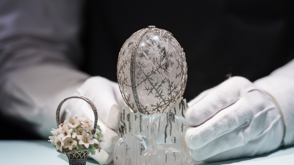 Zimné vajce Fabergé.