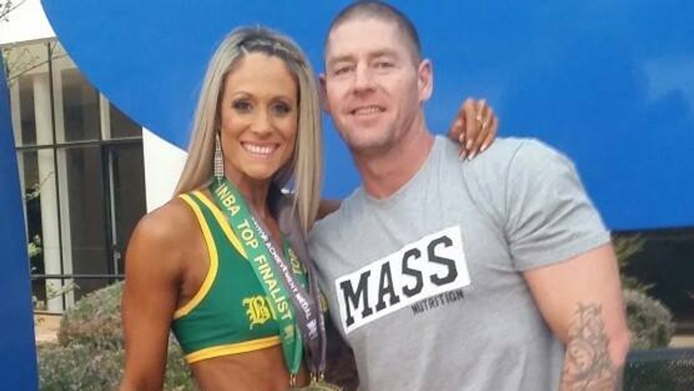 Kelli Blanchfield s trénerom.