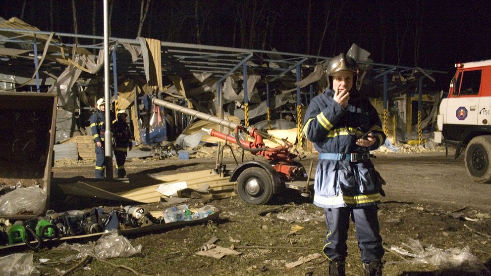 Výbuch muničného skladu  v priestoroch Vojenského opravárenského podniku Nováky.