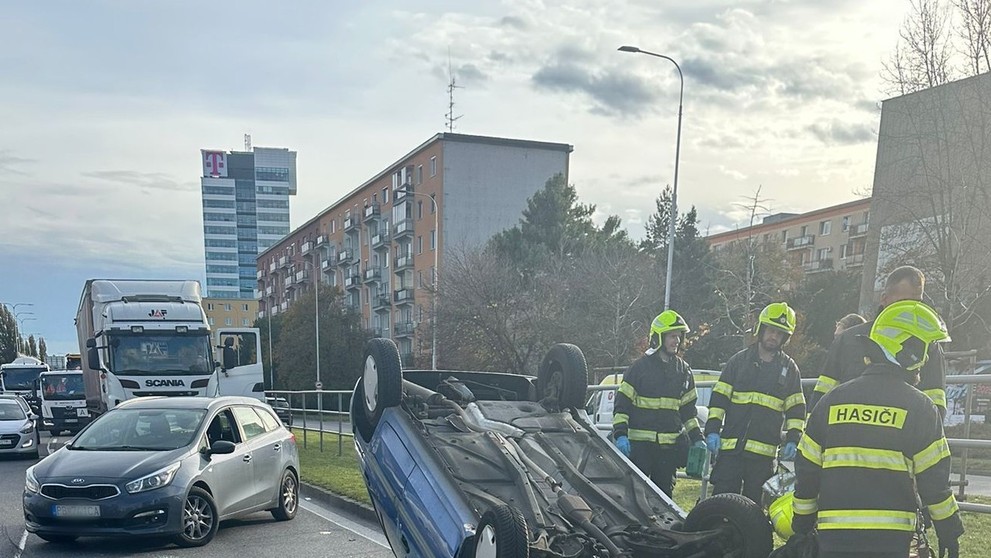 Nehoda na Bajkalskej ulici