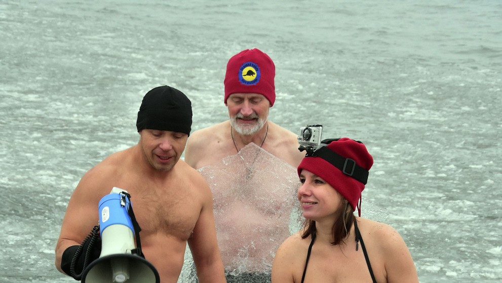 Otužilci v Zemplínskej šírave.