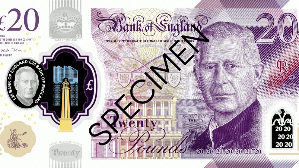 20-librová bankovka.