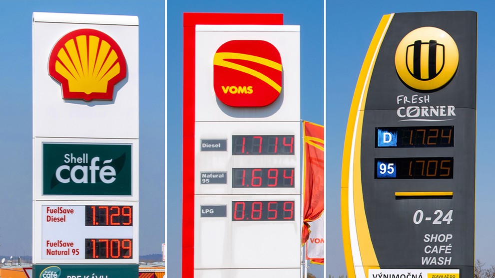 Ceny benzínu a nafty (21.04.2022)