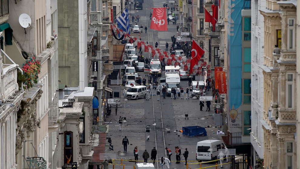 Samovražedný útok v Istanbule