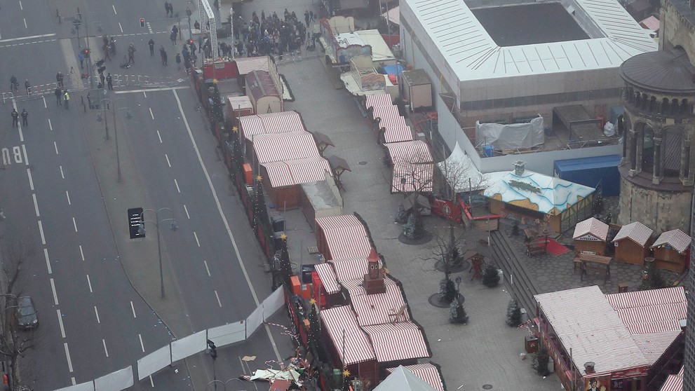 Pohľad na námestie Breitscheidplatz.