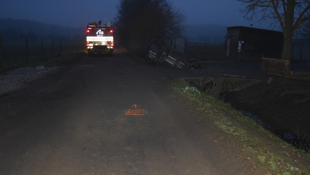 Nehoda v obci Želovce.