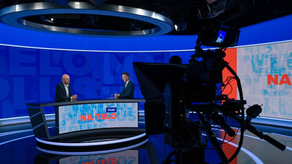 Richard Sulík v relácii Na telo plus.