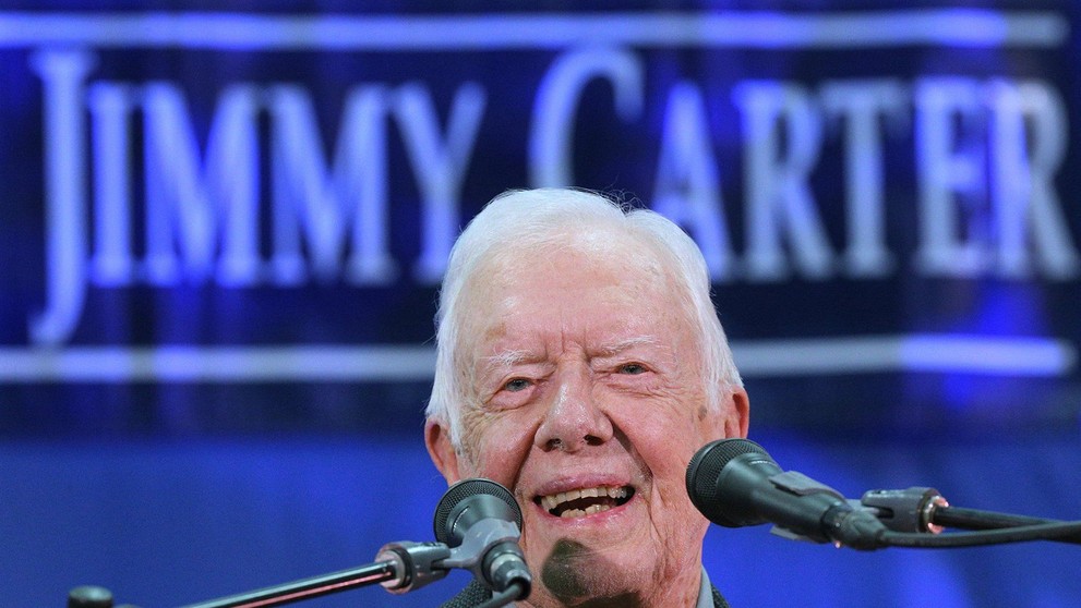 Bývalý prezident USA James Carter.