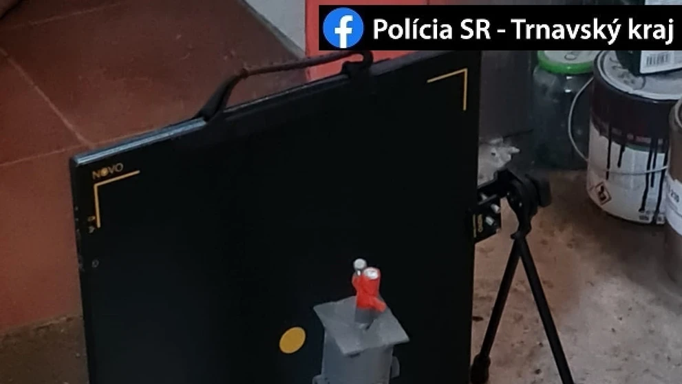Podomácky vyrobený výbušný systém.