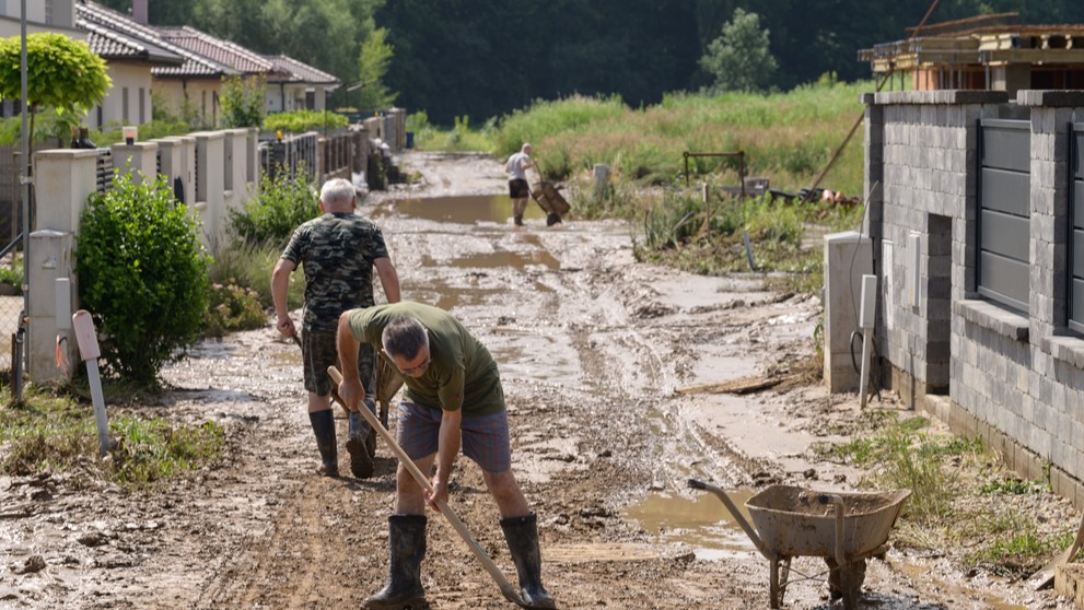 Situácia na ulici Nad Hrabinou v mestskej časti Kynek.