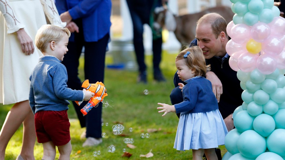Princ George a princezná Charlotte