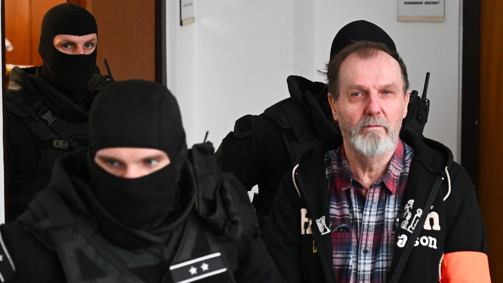 Juraj Cintula na súde v Trenčíne.