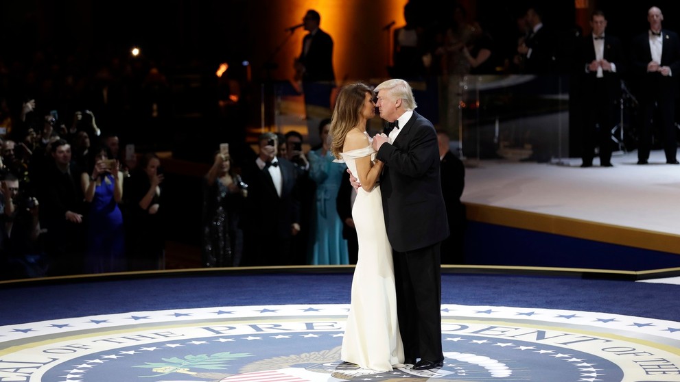 Donald Trump s manželkou Melaniou.