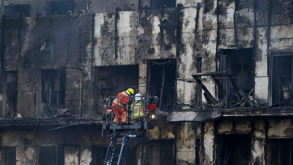 Požiar obytného domu vo Valencii.