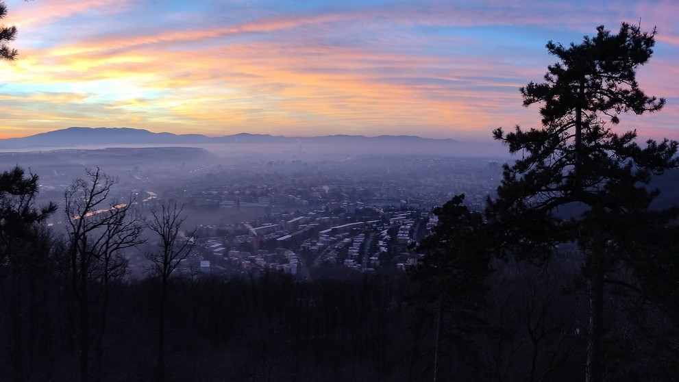 Výhľad na ranné Košice