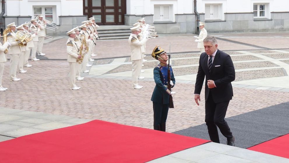 Robert Fico v Moskve.