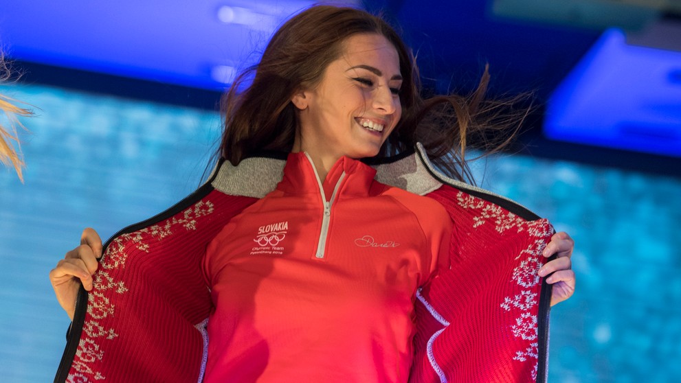 Prezentácia oficiálneho oblečenia slovenskej výpravy na ZOH 2018 v Pjongčangu. 