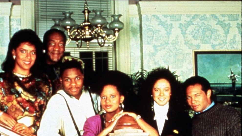 Geoffrey Owens ako súčasť Cosby Show. Na fotke úplne vpravo.