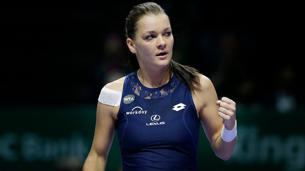 Poľská tenistka Agnieszka Radwaňská.