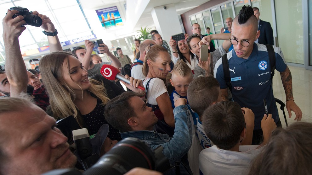 Marek Hamšík po návrate z ME.