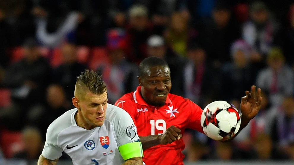 Fanúšikovia Slovenska počas kvalifikačného zápasu.