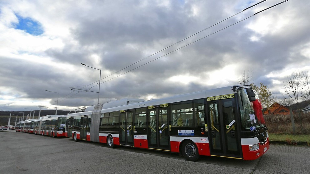 Nové trolejbusy. 