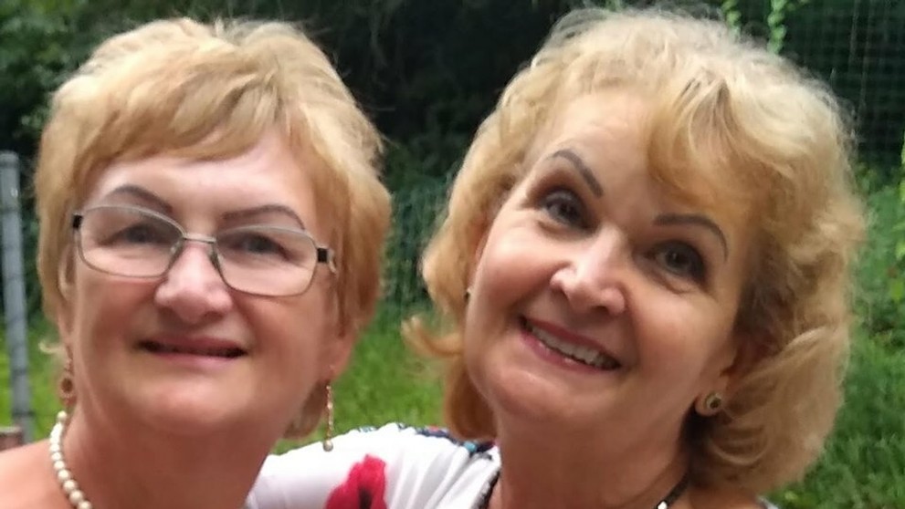 Gizka so svojou dvojníčkou Vierkou