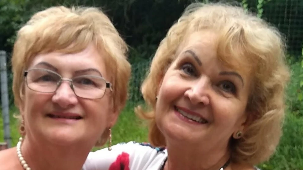 Gizka so svojou dvojníčkou Vierkou