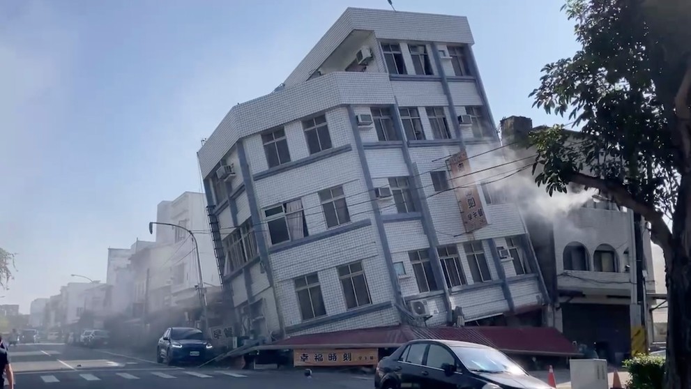 Zemetrasenie na Taiwane.