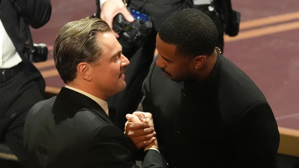 Herci Michael B. Jordan (vpravo) a Leonardo DiCaprio.