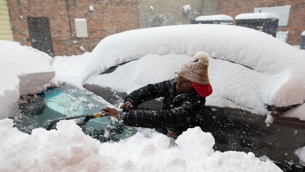 New York zasiahlo výdatné sneženie.