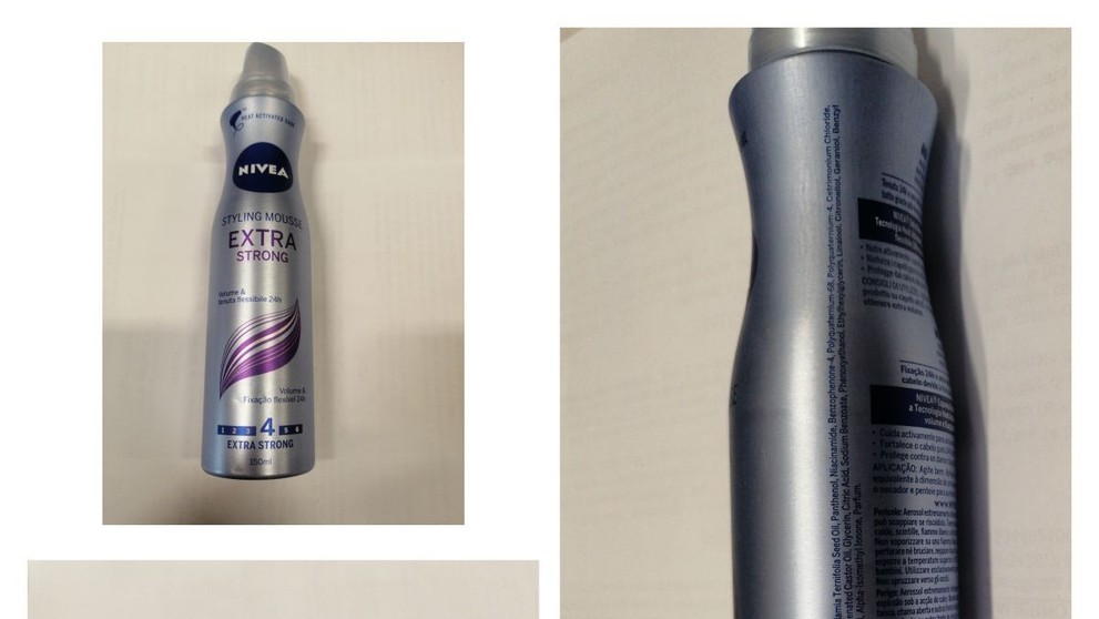 Penové tužidlo na vlasy Styling Mousse Extra Strong značky Nivea.