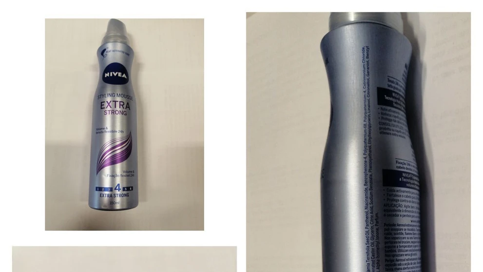 Penové tužidlo na vlasy Styling Mousse Extra Strong značky Nivea.
