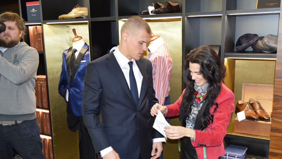 Martin Škrtel na skúške repreoblekov.