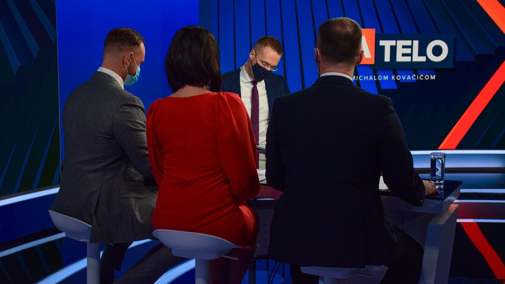 M. Šipoš, J. B. Cigániková, M. Š. Eštok v Na telo.