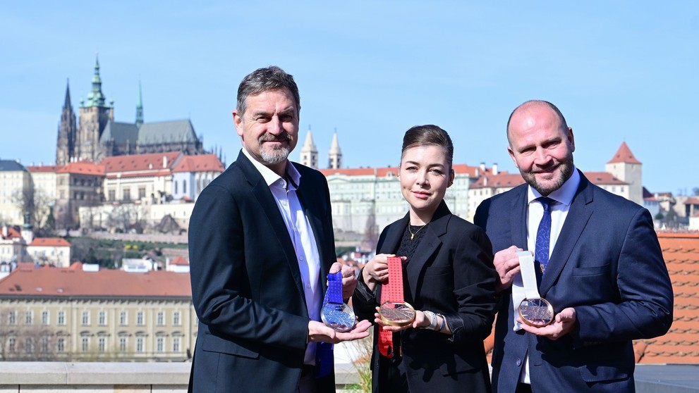 Predstavenie medailí pre MS v hokeji