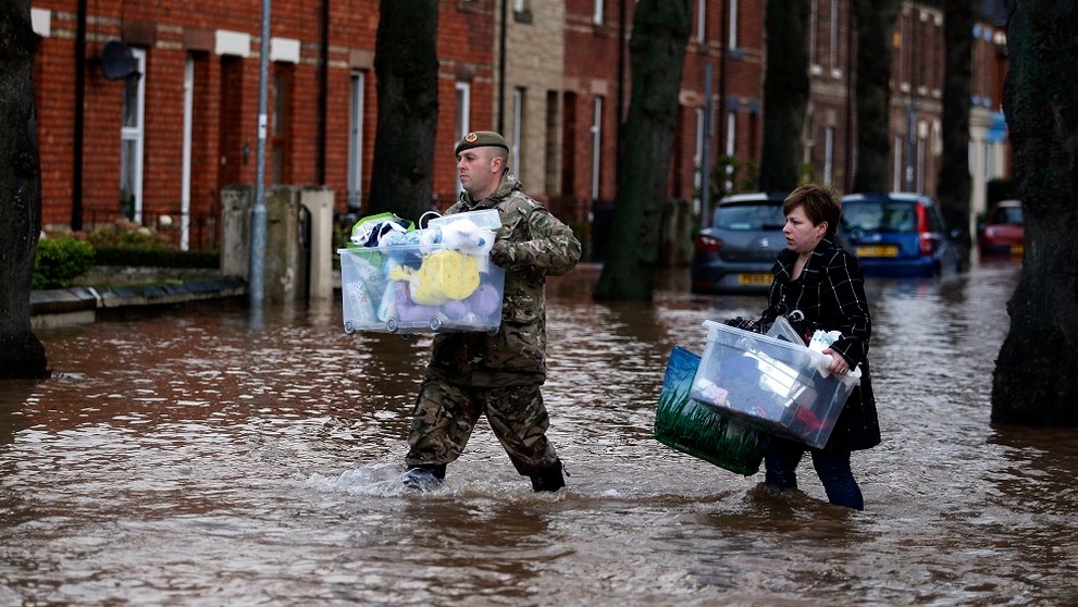 Záplavy v Británii.