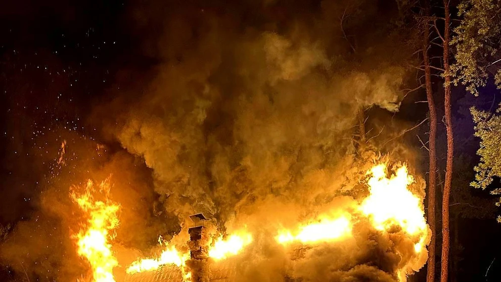  Požiar chaty v Borskom Svätom Jure